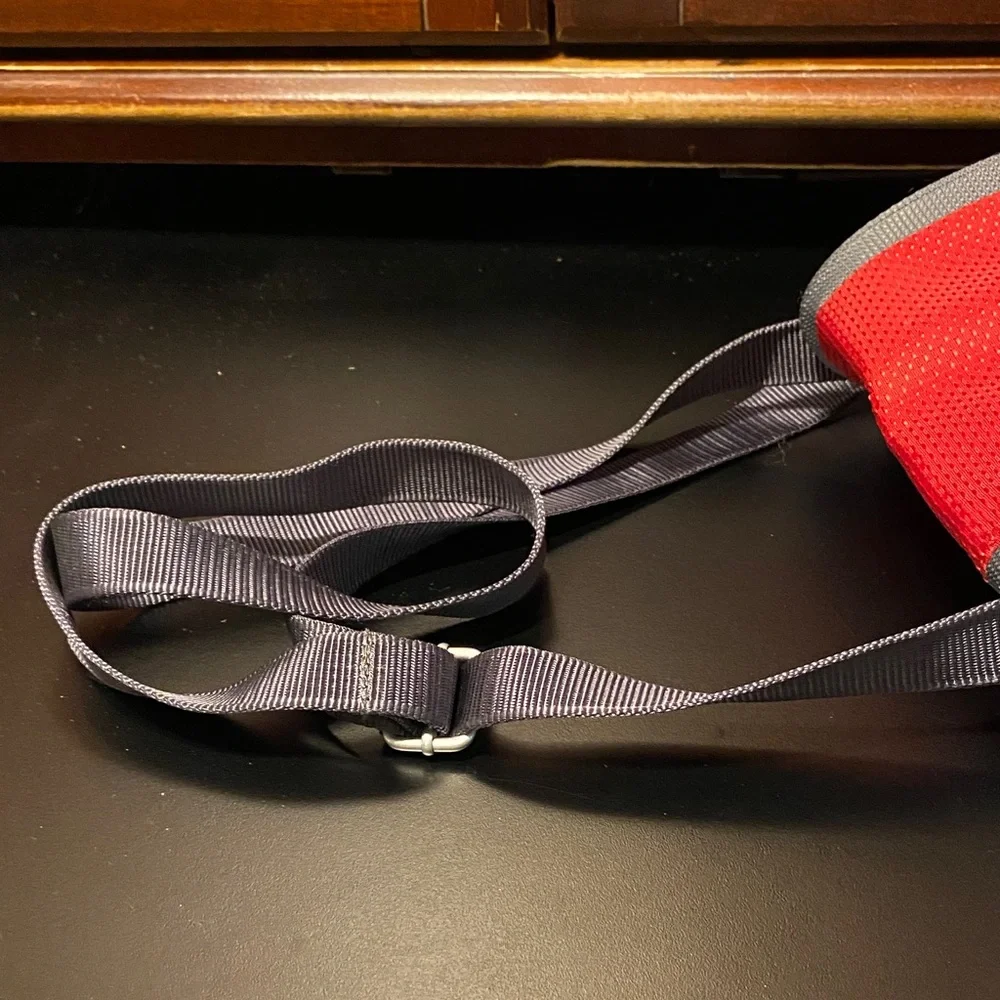 Tumi vintage Men's Red and Gray Messenger Bag